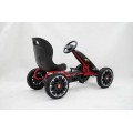 Παιδικό Αυτοκινητάκι Go Kart  Abarth 500 Assetto Black με πετάλια και τροχούς EVA 3800146242701 