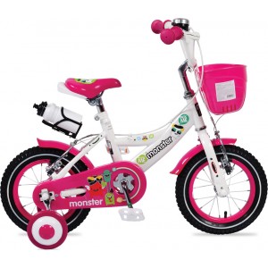 Παιδικό ποδήλατο Byox Monster 1281 12" Ροζ 3800146200923