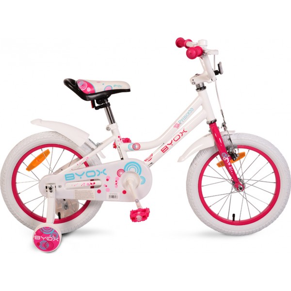 Byox Παιδικό ποδήλατο 16" Little Princess White 3800146201487
